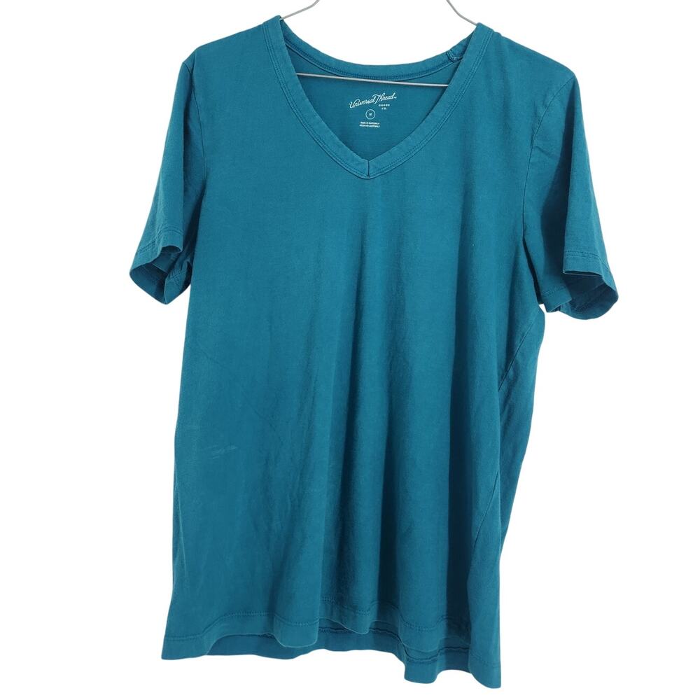 Universal Thread Women's Blue Short Sleeve Top - Size Medium